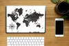 MuchoWow® Laptop Aufkleber Sticker Cover Weltkarte - Produktbild-Vorschau 2