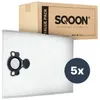 SQOON Staubsaugerbeutel 5 Stück + Filter für Kärcher Produktbild-Vorschau 1