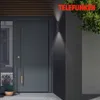 LED Außenwandleuchte Außenlampe IP44 12W schwarz Produktbild-Vorschau 3