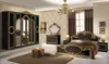 Barock Schlafzimmer Set Barocco in schwarz/ Gold Produktbild-Vorschau 1