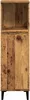 Badkamerkast 30x30x100 cm bewerkt hout oud houtkleurig Productafbeelding-voorbeeld 4