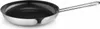 A stainless steel frying pan with a black non-stick interior and a silver handle, shown from a side angle on a white background. Náhľad obrázku produktu