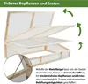 Frühbeetaufsatz aus Holz 120x80cm Gewächshaus für Hochbeet Produktbild-Vorschau 5