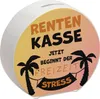 Rentenkasse - jetzt beginnt der Freizeitstress Spardose Produktbild-Vorschau 1