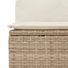 vidaXL 12-tlg. Garten-Sofagarnitur mit Kissen Beige Poly Produktbild-Vorschau 6