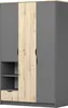 Drehtürenschrank Kleiderschrank Schrank Garderobenschrank Produktbild-Vorschau 2