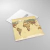 Bilder auf glas - Karte Welt Land - 70x70cm - Glasbilder - Produktbild-Vorschau 2
