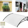 UISEBRT 150*100cm šedá střešní stříška na dveře a balkony Náhled obrázku produktu 1
