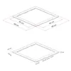 KIT FRAME 40 Adapterrahmen 40x40cm passend für Ducato, Produktbild-Vorschau 5