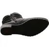 Rieker Damen Stiefelette Kordel Profilsohle Blockabsatz Produktbild-Vorschau 48