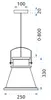 tooLight Pendellampe App175-1Cp Asti C Schwarz Gold E27 Produktbild-Vorschau 14