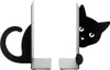 Bookend Hidden Cat noir métal - soutient vos livres avec Voir les images du produit 3