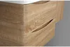 Doppelwaschtisch + Unterschrank 120cm montiert Eiche hell Produktbild-Vorschau 6