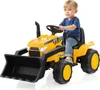GOPLUS 12V Elektro Baggerlader mit Schaufel, Kinderfahrzeug Produktbild-Vorschau 1