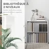 HOMCOM Bücherregal mit 2 Fächern und verstellbarem Produktbild-Vorschau 4