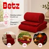 Betz 3 Stück Fleecedecke Kuscheldecke Wohndecke in Größe Produktbild-Vorschau 4