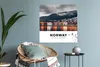MuchoWow® Wandtattoo Wandsticker Wandaufkleber Norwegen - Produktbild-Vorschau 6