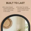 Miroir en pied avec cadre en bois massif, miroir sur pied Voir les images du produit 5