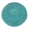 Sitzhocker Pouf SET 2 Stück Ø 55 cm H 37 cm Strickhocker Produktbild-Vorschau 3