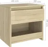 Nachttische 2 Stk. Sonoma-Eiche 40x30x39 cm Holzwerkstoff Produktbild-Vorschau 7