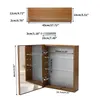 WISFOR Badezimmerschrank mit Spiegel 45 x 60 cm, Produktbild-Vorschau 10