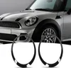 4PCS Nero lucido Faro posteriore Surround Cover Anteprima dell’immagine prodotto 5