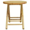 Bambus Bistro-Set Klappbar 2-Sitzer Gartentisch 45x45cm Produktbild-Vorschau 6