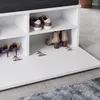 Schoenenkast 'Brande' met 4 vakken, 2 klepdeuren, 80 x 35 x Productafbeelding-voorbeeld 4