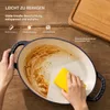 Casserole en fonte (7,1 litres), forme ovale, incluant des Voir les images du produit 7