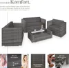 tectake® Aluminium Rattan Lounge München mit Produktbild-Vorschau 3