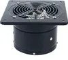 A black metal ventilation fan with a silver grill is shown against a white background. Náhled obrázku produktu