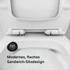 AM.PM AquaSpin Stand-WC Tiefspül WC Spülrandlos mit Sitz Produktbild-Vorschau 8