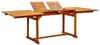 vidaXL Záhradný jedálenský stôl (160-240)x100x75 cm Masívne Náhľad obrázku produktu 8