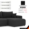 IDOHOME-Gepolstertes Ecksofa PIANO XL mit Schlaffunktion Produktbild-Vorschau 6