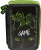 Paso | Schulrucksack zweikammerig - Schwarz - Spielmotiv - Produktbild-Vorschau 2