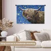 MuchoWow® Wandteppich Wandbehang Scottish Hochlandrind - Produktbild-Vorschau 2