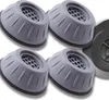Four gray anti-vibration pads for appliances. Podgląd zdjęcia produktu