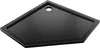 Mexen Flow piatto doccia pentagonale slim 80 x 80 cm, nero Anteprima dell’immagine prodotto 1
