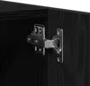 Badezimmer Wandschrank Schwarz Eiche 30x30x130 cm aus Produktbild-Vorschau 8