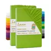 Lavea® 2er Pack Jersey Spannbettlaken 180/200x200 cm, 100% Produktbild-Vorschau 1