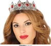 Prinzessin Diadem Krone Silber Rot Edelsteine Mittelalter Produktbild-Vorschau 4