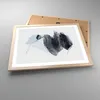 Gerahmtes Poster - Rahmen in heller Eiche - Blau Grau Produktbild-Vorschau 3