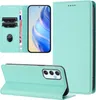 Litchi Leder Handyhülle für Samsung Galaxy A34 Wallet Produktbild-Vorschau 3