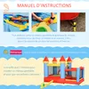 Outsunny Château gonflable pour enfants avec trampoline Voir les images du produit 6