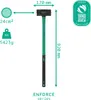 Mazza grande da 10 lb / 4500 gr con manico in vetroresina a Anteprima dell’immagine prodotto 2