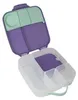 An open lunchbox with multiple compartments. Náhľad obrázku produktu