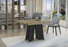 Design Esstisch PA-777 Eiche Artisan Schwarz matt Produktbild-Vorschau 4