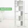 5-stöckiges Bücherregal, Aufbewahrungsschrank mit 10 Produktbild-Vorschau 5