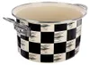 Emaillierter Topf SCHACHBRETT 22 cm, 4 l Produktbild-Vorschau 3