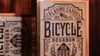 A close-up view of two Bicycle Bourbon playing card decks. Náhľad obrázku produktu